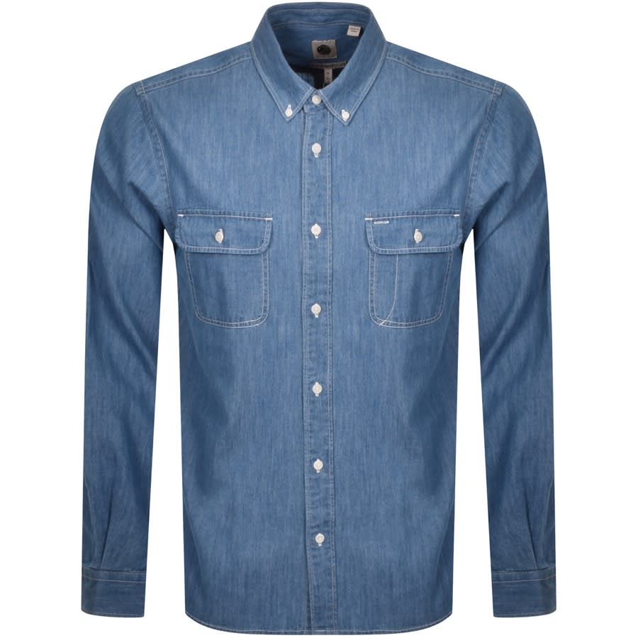 Alternative Image for ProductPretty Green Denim Shirt Navy1